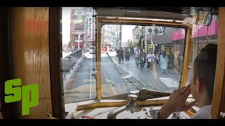 Istanbul Kadikoy nostalgic tram ride (4K, binaural sound)