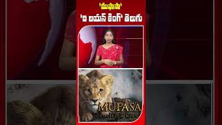 'ముఫాసా ది లయన్ కింగ్' తెలుగు' | #mufasa #thelion #shortsvideo #shorts #idtv