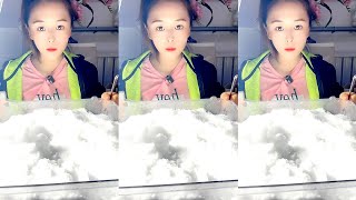 ASMR SHAVED ICE EATING