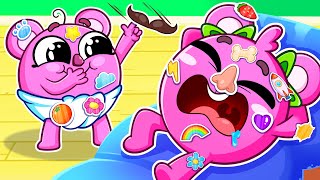 Stickers Song 🎵 Stickers Stickers Everywhere 😹🫣| Songs for Kids | Baby Cars