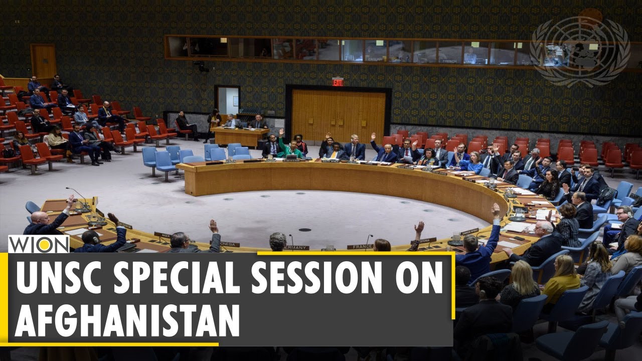 UNSC Holds Special Session On Afghanistan Requested By Estonia And ...