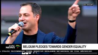Belgium pledges towards gender eqaulity  #GlobalCitizenFestival