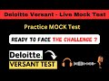 Deloitte Versant Mock Test | Deloitte Versant Practice Test | deloitte hiring 2025 | hire me plz