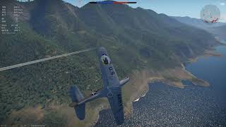 War Thunder P39 37mm only fighter kill