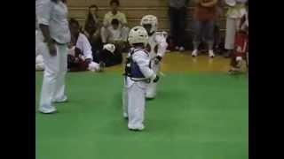 4 yr old in TaeKwonDo Sparring Tournament