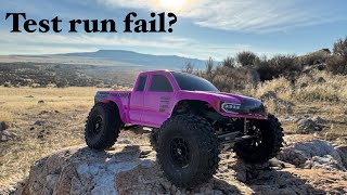 Test run fail? SCX24 Basecamp Build!