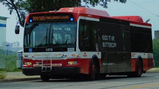 TTC Orion VII NG HEV 1625 and 1310 On 122 Graydon Hall and 995 York mills Express