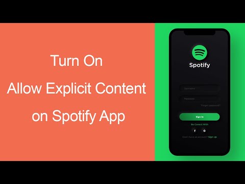 How to Turn On Allow Explicit Content on Spotify App?