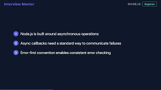 What is an Error-First Callback in Node.js?