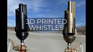3D Printed Train Whistles