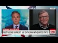 tapper asks gates when he thinks we ll be back to normal. hear his response