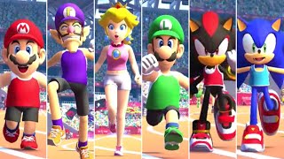 Mario & Sonic at the Olympic Games Tokyo 2020 - 100m (All Characters)