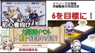 【アズールレーン】大型海域イベントに向けてアズレン海域イベ解説！-初心者向け-【アズレン】