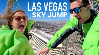 The Scariest Attraction in the U.S.? The 855 foot Jump off the Strat in Las Vegas! Full Experience