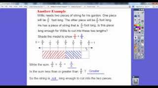 Adding Fractions Using Models - Section 7.3