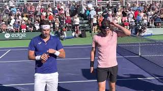 Felicipas (Stefanos Tsitsipas and Feliciano Lopez) Indian Wells #ATP #tennis #doubles