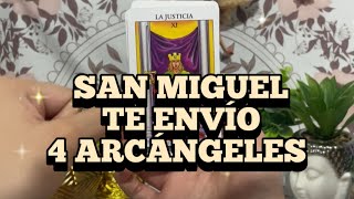 VAS AL PELIGRO SAN MIGUEL TE ENVÍO 4 ARCÁNGELES PARA DEFENDERTE✨💕 #tarot