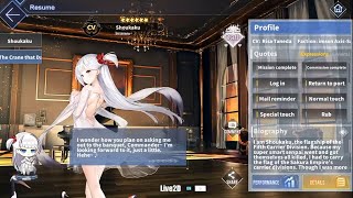 Shoukaku 'the Crane that Dances with the Wind' skin Live2D - Azur Lane