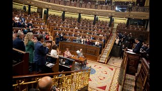 Sesión plenaria en el Congreso de los Diputados