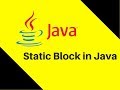 7.16 How to use Static Block in Java Tutorial