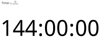 144 Hour Countdown Timer