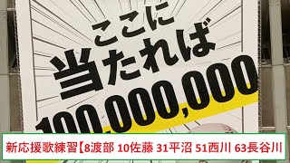 【ライオンズ】2024シーズン　新応援歌　練習用　8.渡部健人　10.佐藤龍世　31.平沼翔太　51.西川愛也　63.長谷川信哉　2024年3月12日（勝利の2次会）