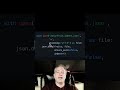 Save JSON data to a file in Python #shorts