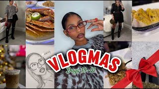 VLOGMAS | Bag Charms \u0026 Gift Wraping + Content Days + More | Diaries of Nakiah Vlog