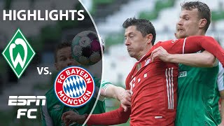 Robert Lewandowski makes history in Bayern Munich's win vs. Bremen | ESPN FC Bundesliga Highlights
