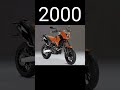 Evolution of KTM Bike (1934~2022)#shorts #viral #ktm #ktmlover #evolution