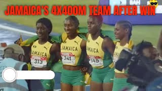 Jamaica's Young 4x400m Team Defeated Their Caribbean Rivals | Leaving them In The Dust