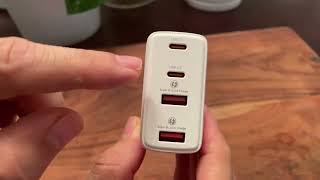 Eokii USB C Wall Charger 120W, 4 Port Type C Fast Charging Station, Super convenient and charges sup