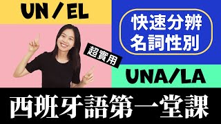 學習西班牙語// 如何辨別一個西班牙語名詞是陽性跟陰性? // Alicia_mundo hispano