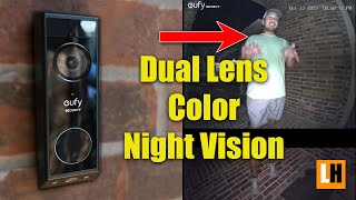 Eufy Video Doorbell E340 - Dual Lens 2K Wireless Doorbell Camera with Color Night Vision