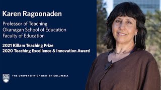 Karen Ragoonaden – 2021 Killam Teaching Prize