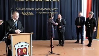 Wojewódzka inauguracja roku szkolnego 2021/2022 w I LO