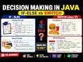 Learn Java Decision Making | if, else-if, switch & Switch Expression | Java Tutorial