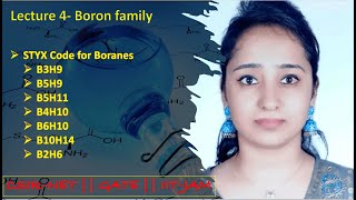 Boron family || STYX Code for Boranes || CSIR-NET/GATE/IIT-JAM