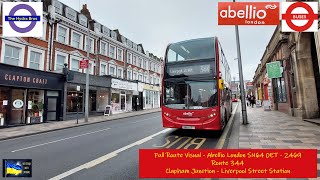 FRV - Abellio London SN64 0ET 2469 - 344 Clapham Junction - Liverpool Street Station