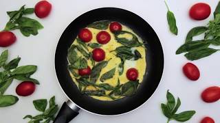 How To Make A Tomato And Basil Omelette