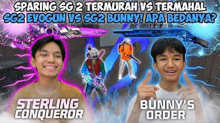 SPARING SG 2 BUNNY TERMURAH VS SG 2 EVO GUN TERMAHAL! SEJAUH APA PERBANDINGANNYA - GGFIRE