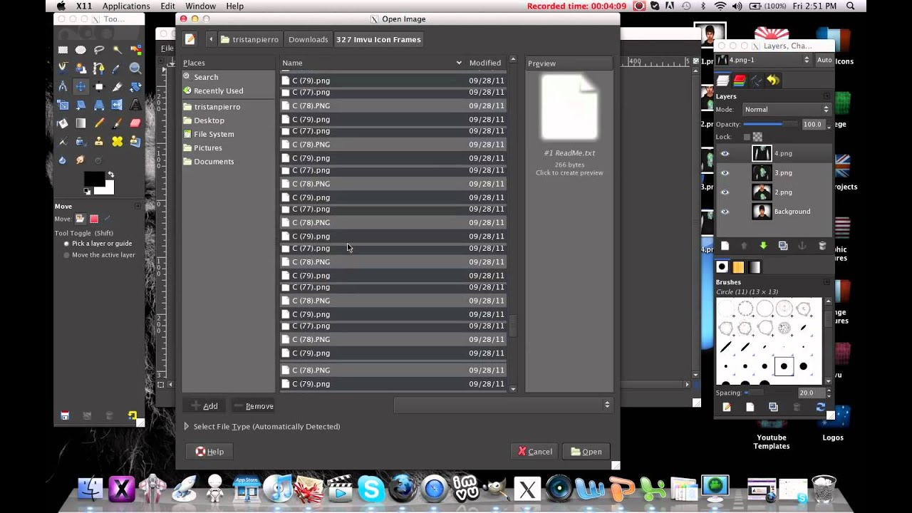 Gimp Tutorial Imvu Animated Icon Youtube