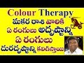 Lucky colour for makara rashi|మకర రాశి వారికి ఏ రంగులు అదృష్టాన్నిమరియు దురదృష్టాన్నికలిగిస్తాయి