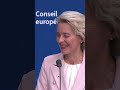 czechia is amazing 🇨🇿 von der leyen at euco in brussels