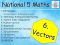 6.9 Vectors 9: Past Paper Exam Quesions - National 5 Maths Lessons - @MrThomasMaths