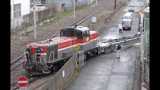 川重兵庫工場　コキ出場　2018.03.08