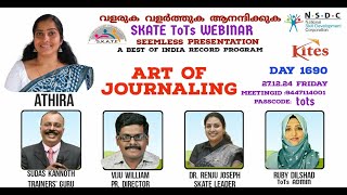 |ART OF JOURNALING| ATHIRA |Day1690|ToTs webinar|