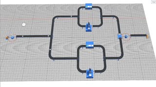 Subframe connecting with Main frame using Interface | Tecnomatix Plant Simulation Tamil