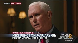 Mike Pence calls former President Trump's actions in lead up to Jan. 6 "reckless"