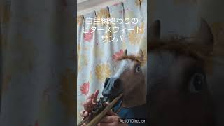 お馬さんが自主練習終わりに「ビタースイートサンバ」を吹いてみた🎺🐴🎶BRAVO(ﾌﾞﾗﾎﾞｰ)吹奏楽団 ホームページhttps://bravo.crayonsite.info